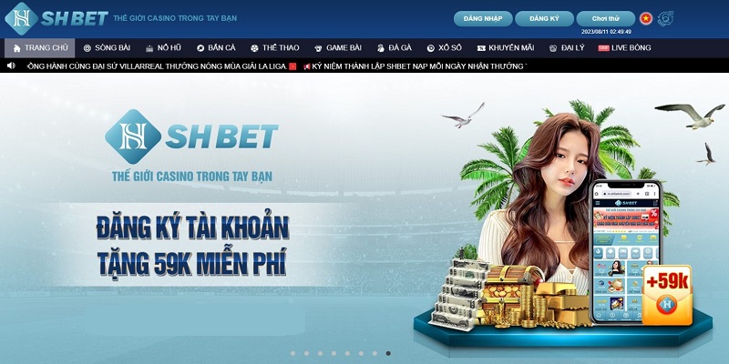 SHBET - Ông Lớn Đứng Đầu Trên Thị Trường Cá Cược Online 2024